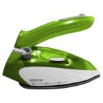 1100W Travel Iron, Ceramic soleplate - Green