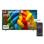 86 inch LG NanoCell AI NANO80 4K Smart TV AI Magic remote HDR10 webOS25 2025