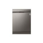 LG New QuadWash Steam Dishwasher, Inverter Direct Drive, Easy Rack plus, Platinum Silver Color