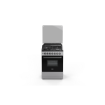 SO631DKESLBSS 60x60cm SOLSTAR FREE STANDING OVEN, Silver