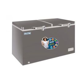 SOLSTAR CF579ECDGSLBSS 342L Double Door Freezer