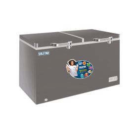 SOLSTAR CF679ECDGSLBSS 431L Double Door Freezer