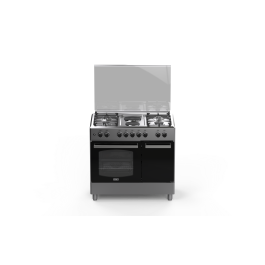 SOLSTAR Elite Line 90x60cm FREE STANDING OVEN + GAS BOTTLE COMPARTMENT - SO942DKE-CINBSS