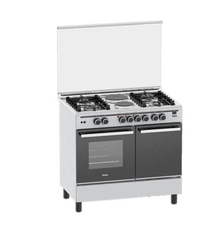 Haier 4 Gas Burner + 2 Electric Plates 60x90 Cooker - HCR6042DES - Haier