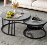 Double Round coffee Table (XY-T126)