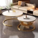 Double Round coffee Table (XY-T126)
