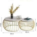 Latvian Round Coffee Table (XY-T28)
