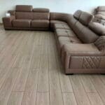 Leather 6-Seater L-shape