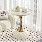 Modern Luxury Drop-Base Side Table
