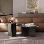 Monarch Nero Marble Nesting Coffee Table Set