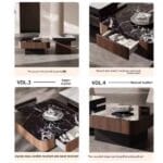 Urban Multifunctional Lift-Top Coffee Table